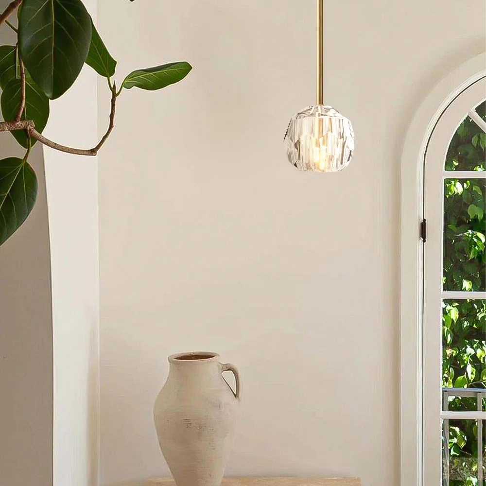 Kristal Glass Rod Pendant