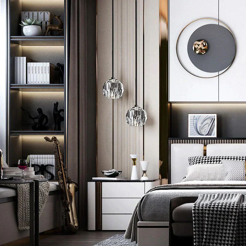 Kristal Glass Cord Pendant