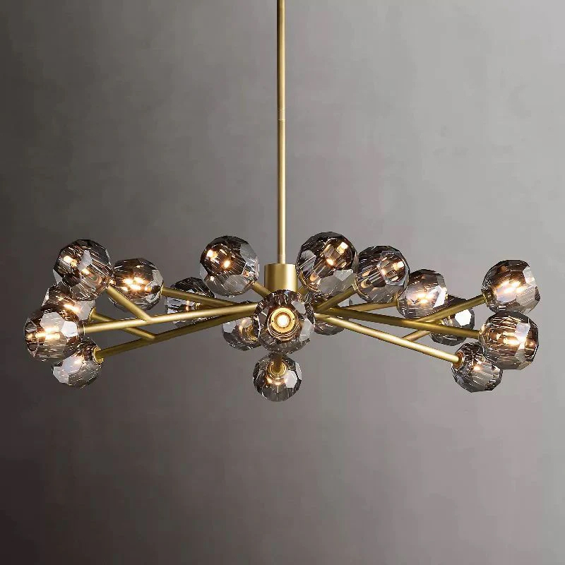 Kristal Glass Round Chandelier 48