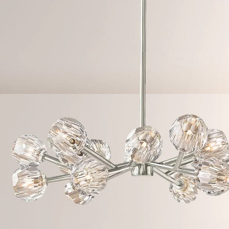 Kristal Glass Round Chandelier 36
