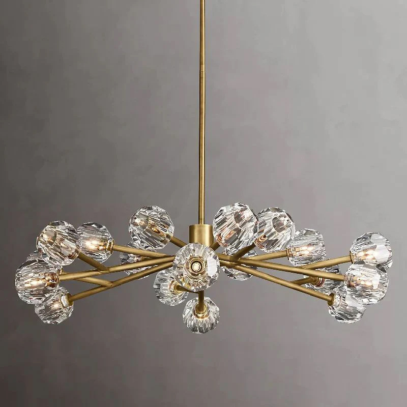 Kristal Glass Round Chandelier 48