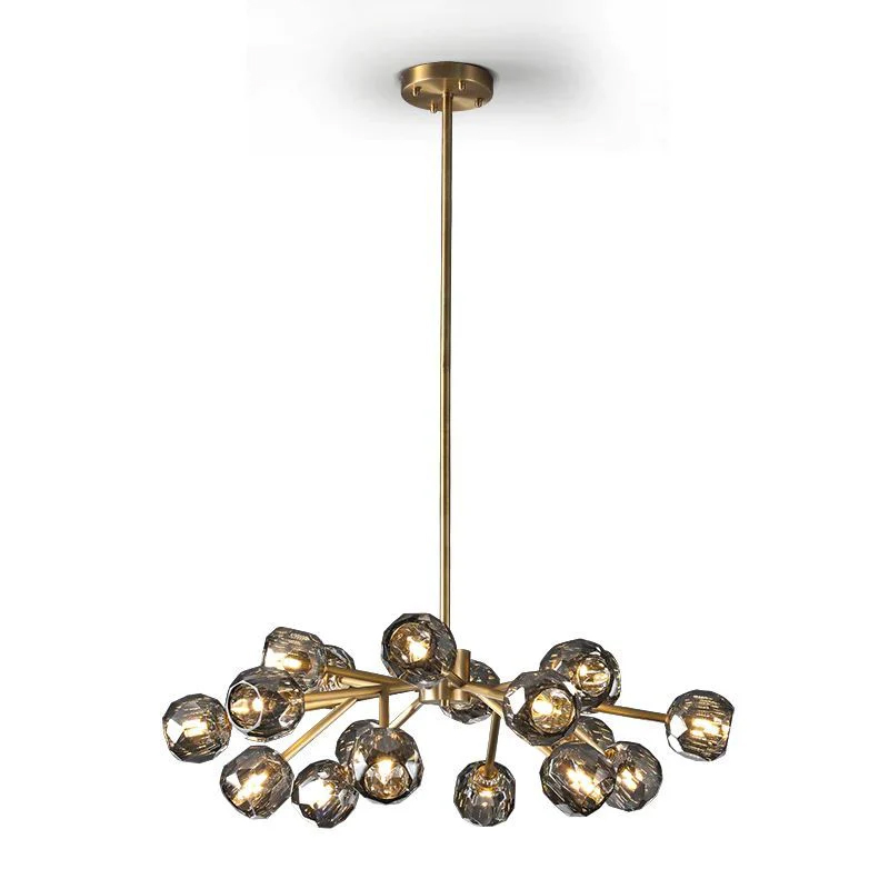 Kristal Glass Round Chandelier 36