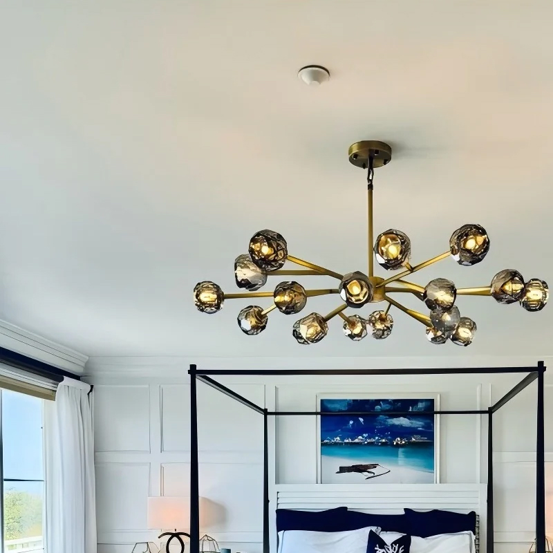 Kristal Glass Round Chandelier 48