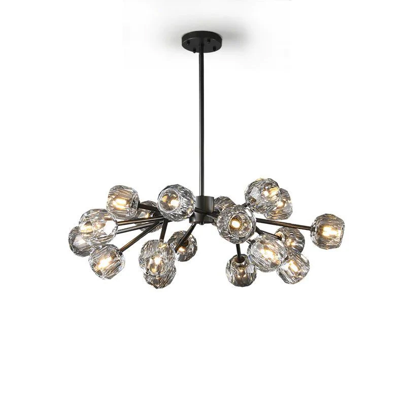 Kristal Glass Round Chandelier 36