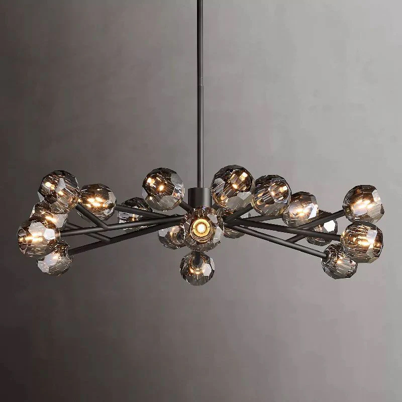 Kristal Glass Round Chandelier 48