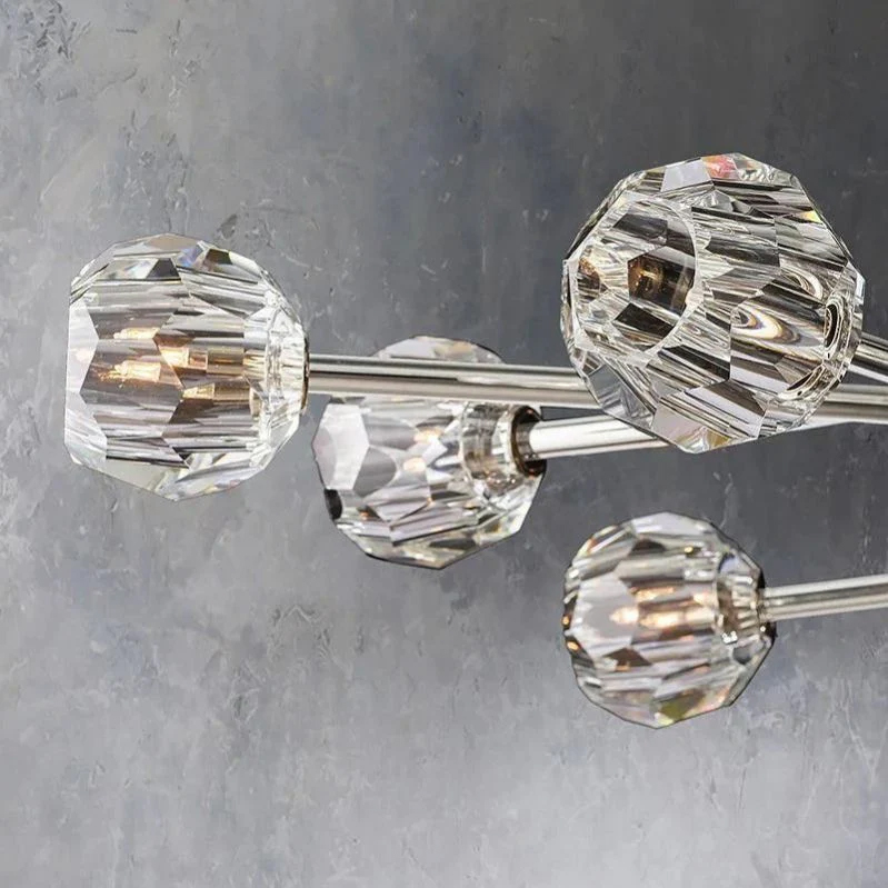 Kristal Glass Oval Chandelier 72