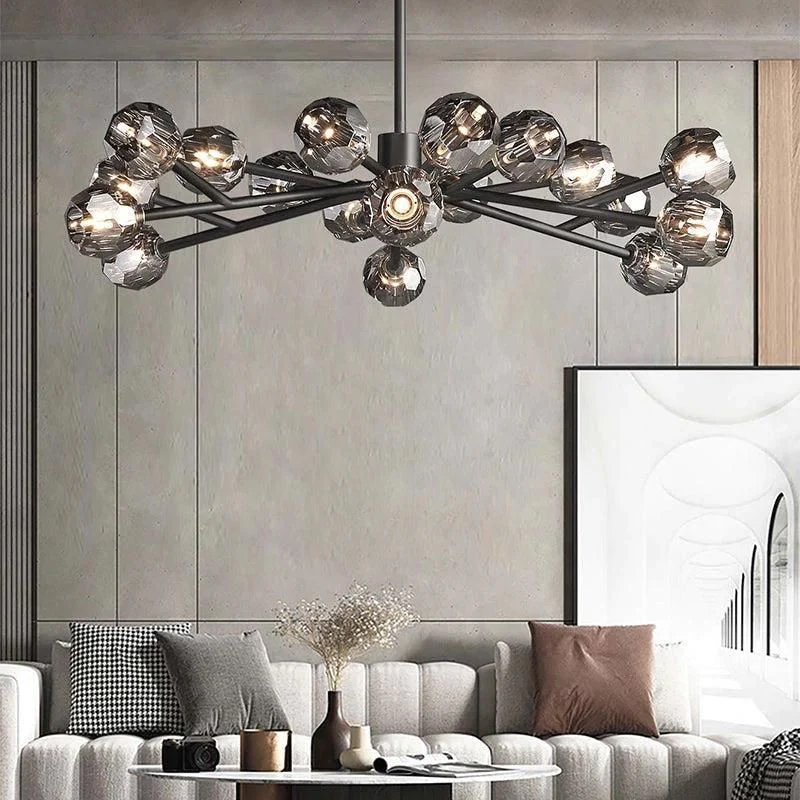 Kristal Glass Round Chandelier 48