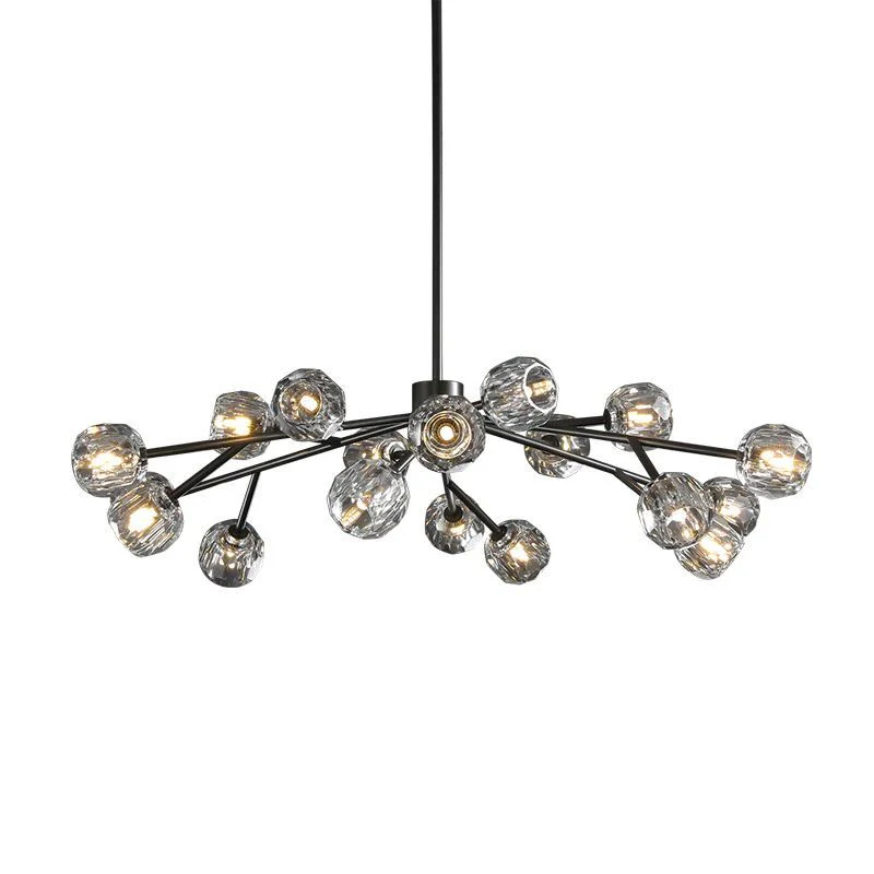 Kristal Glass Round Chandelier 48