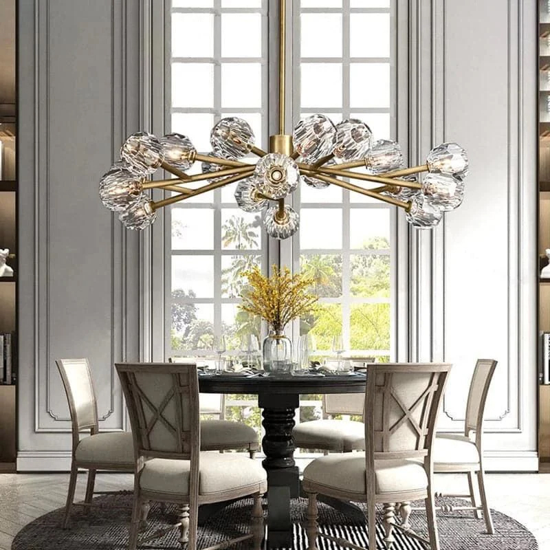 Kristal Glass Round Chandelier 48