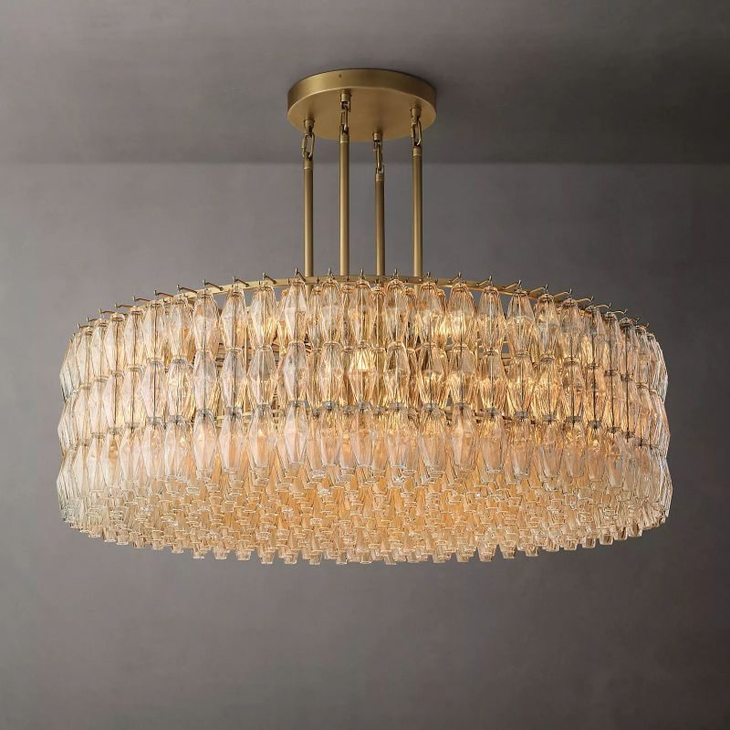 Chara Clear Glass Round Chandelier 62