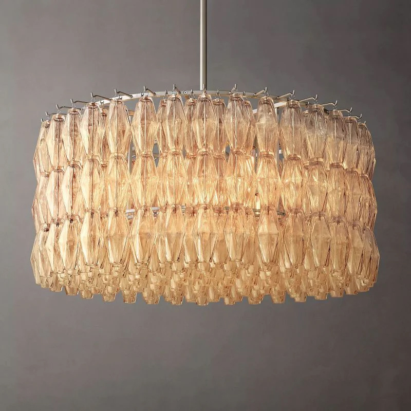 Chara Clear Glass Round Chandelier 37