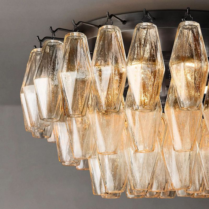 Chara Clear Glass Flushmount 22