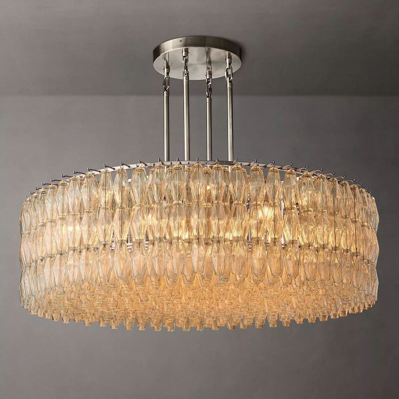 Chara Clear Glass Round Chandelier 62