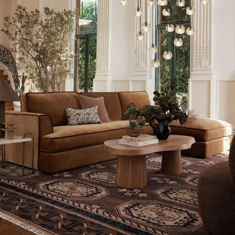 Kristal Smoke Glass Round Cluster Chandelier 40