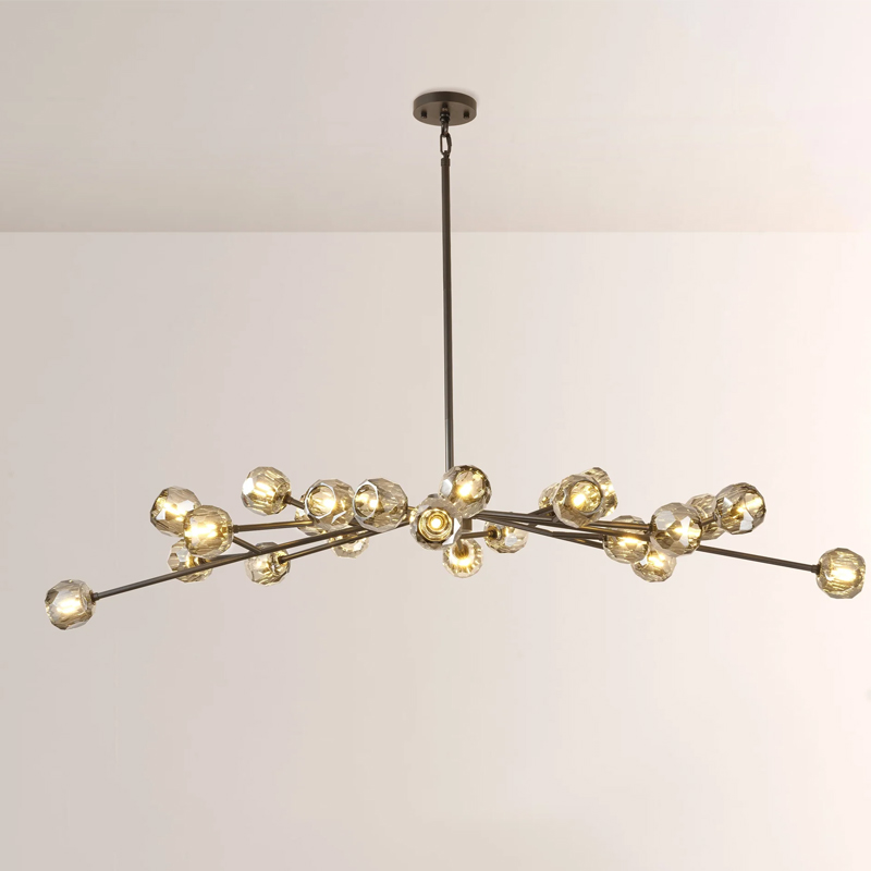 Kristal Glass Round Chandelier 72