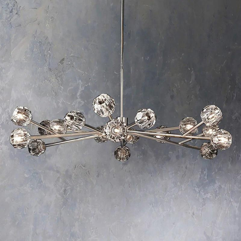 Kristal Glass Round Chandelier 60