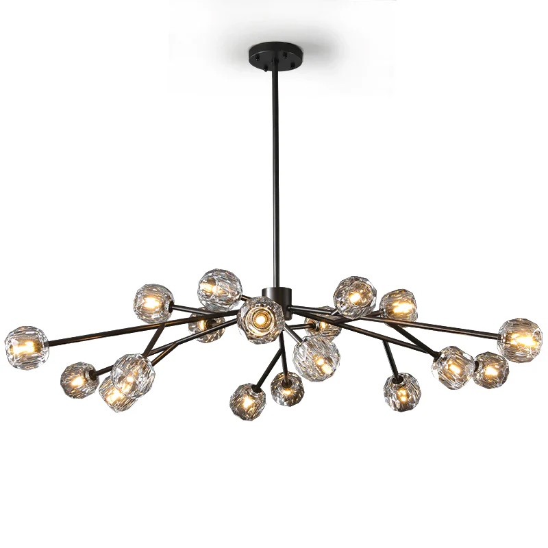 Kristal Glass Round Chandelier 60