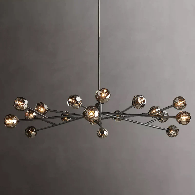 Kristal Glass Round Chandelier 72