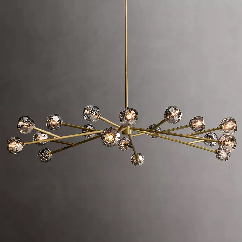 Kristal Glass Round Chandelier 72