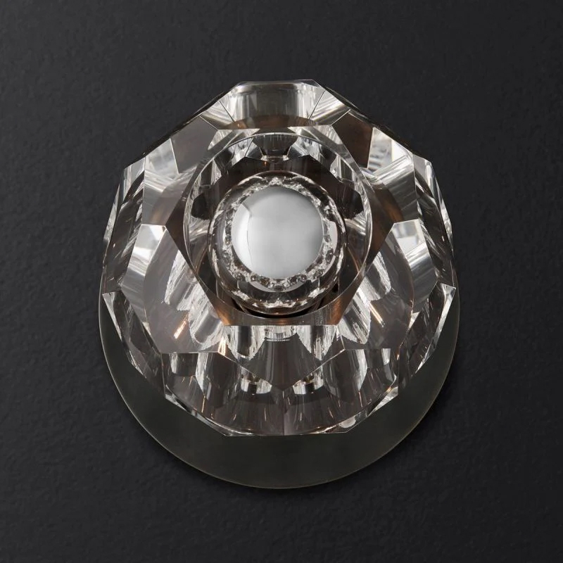 Kristal Clear Glass Petite Wall Sconce