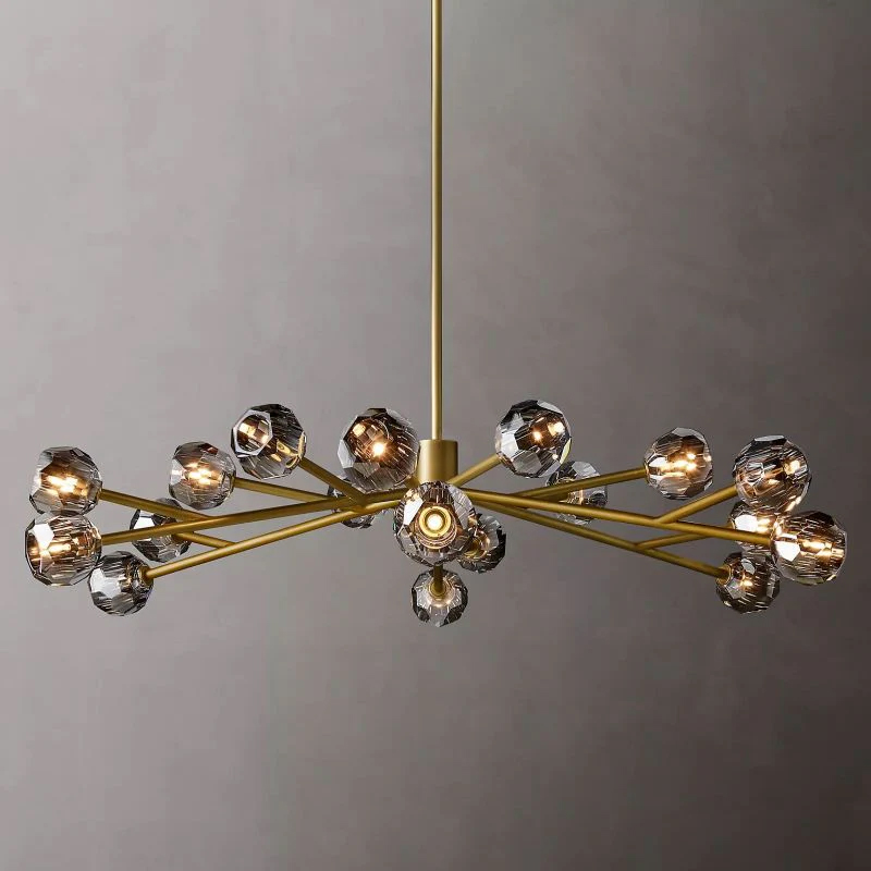 Kristal Glass Round Chandelier 60