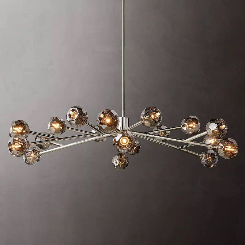 Kristal Glass Round Chandelier 60