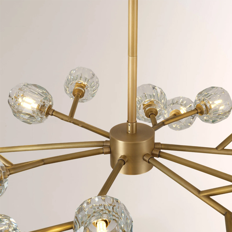 Kristal Glass Round Chandelier 72