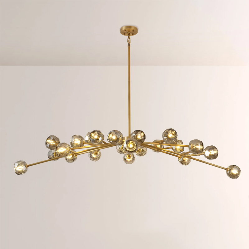 Kristal Glass Round Chandelier 72