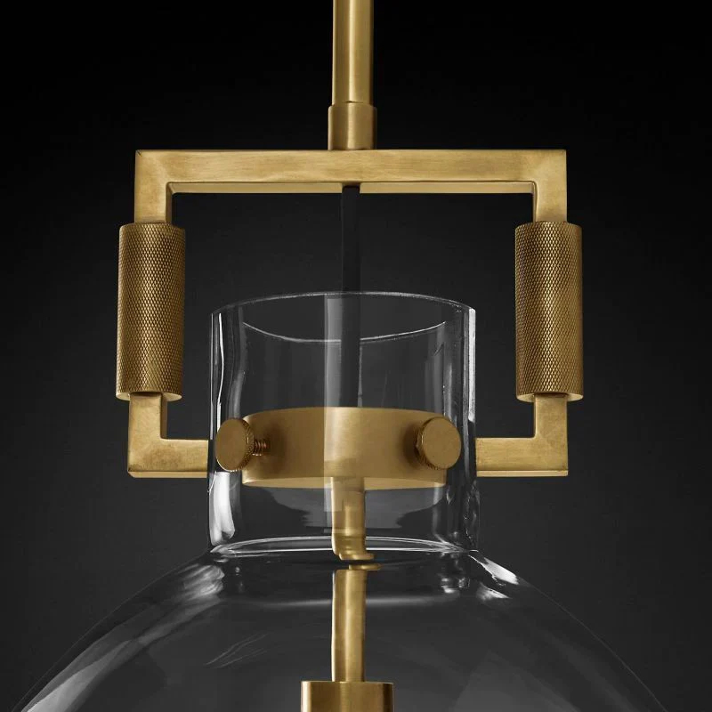 Mechanic Glass Cloche Pendant