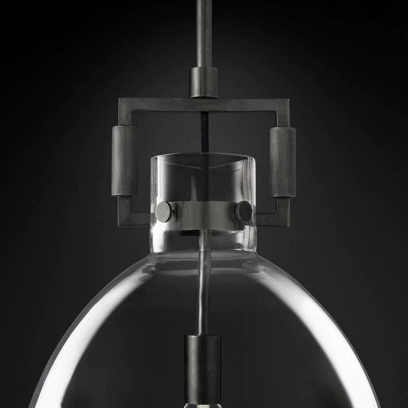 Mechanic Glass Cloche Pendant