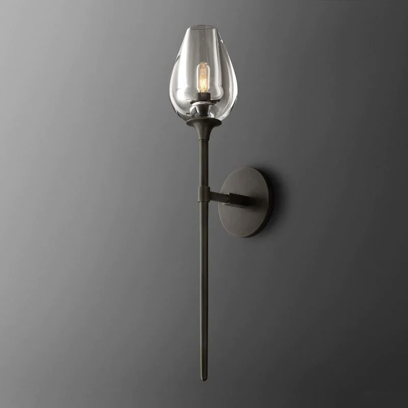Crystal Tulip Grand Wall Sconce