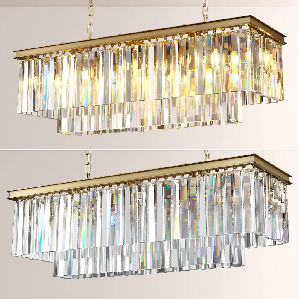 1920s Odem Rectangular Chandelier 40