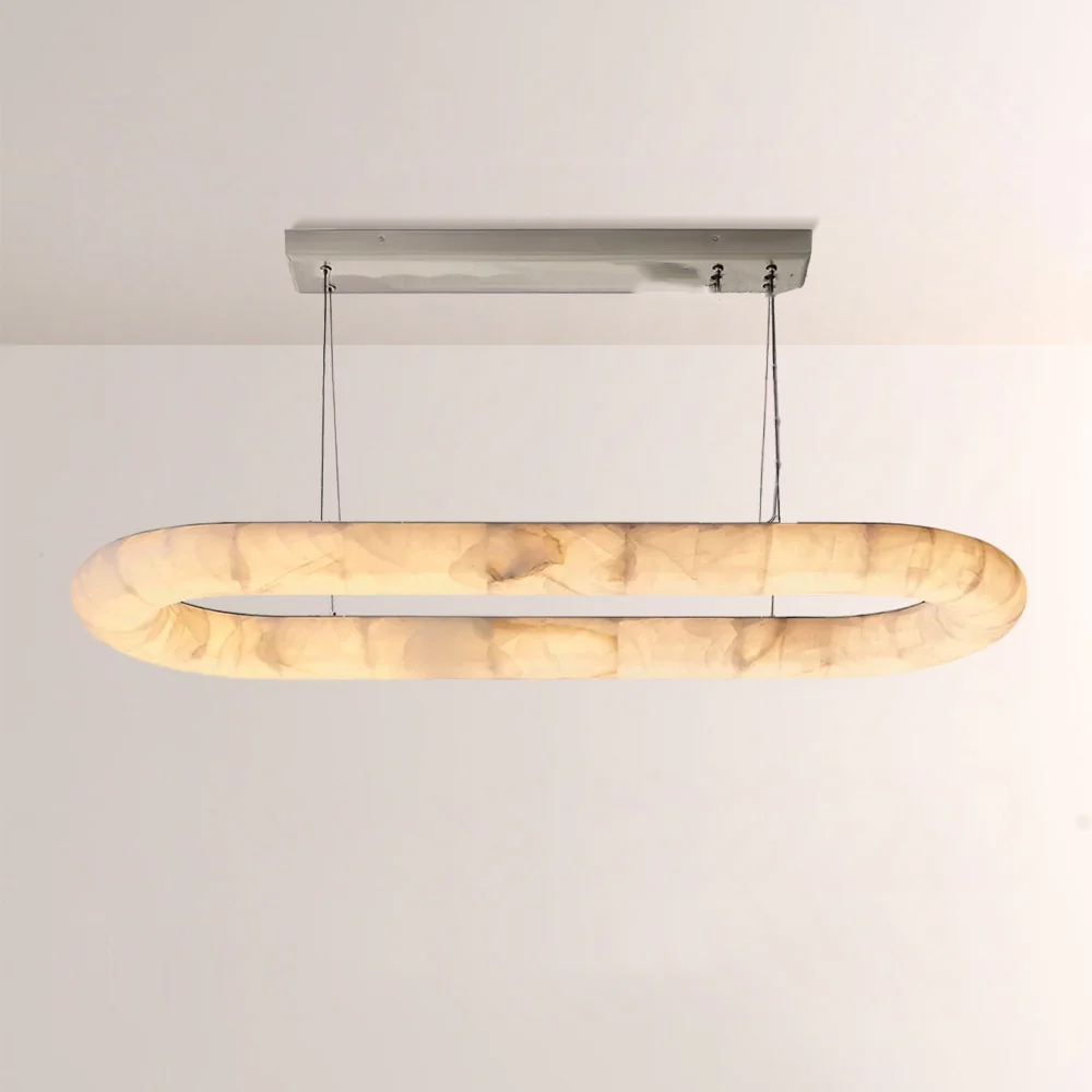 Rivage Lisse Oval Chandelier 74″W