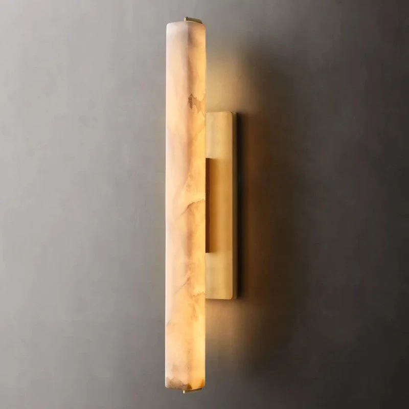 Audubos Alabaster Single Sconce