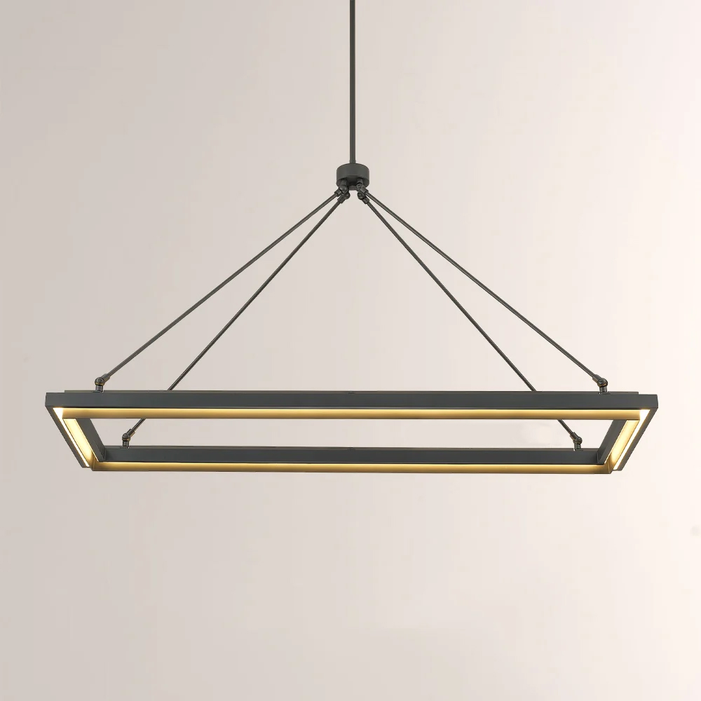 Peral Rectangular Chandelier 48