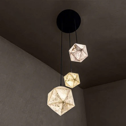 Alabaster Mete Chandelier