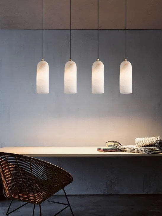 Alabaster Faunie Chandelier