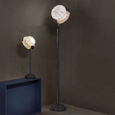 Alabaster Beflex Floor Lamp