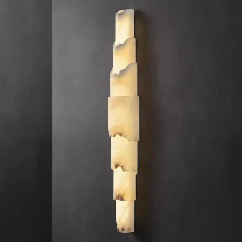 Alabaster Sopil Wall Sconce