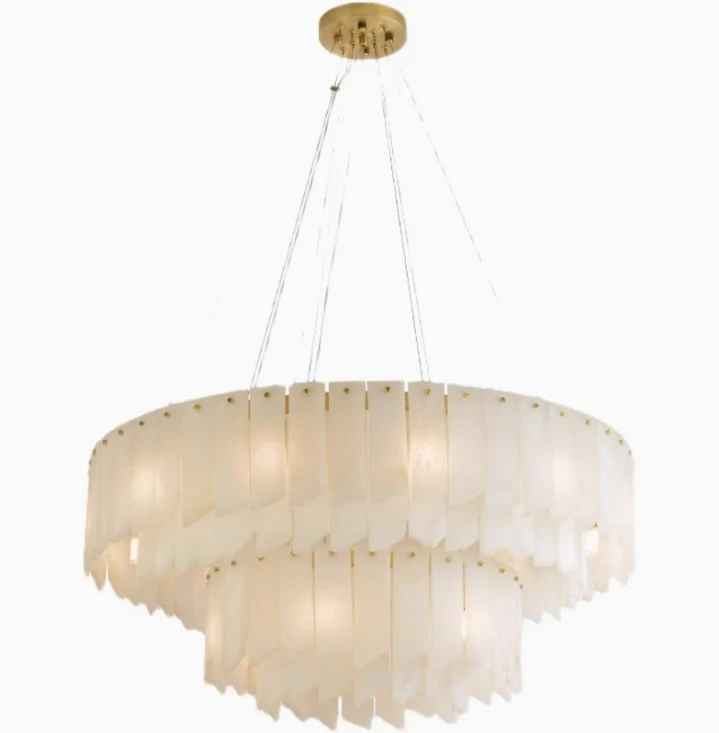 Alabaster serenita Chandelier