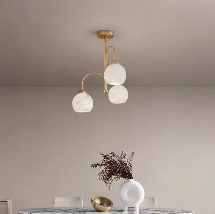 Alabaster Tendoo Chandelier 21