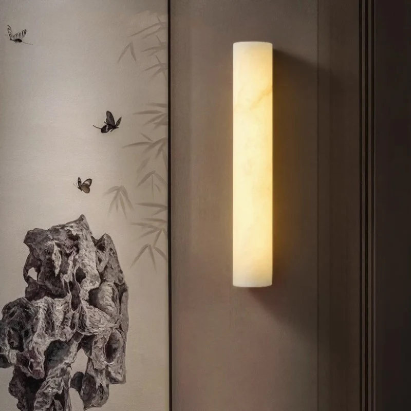 Alabaster Encounter Wall Sconce