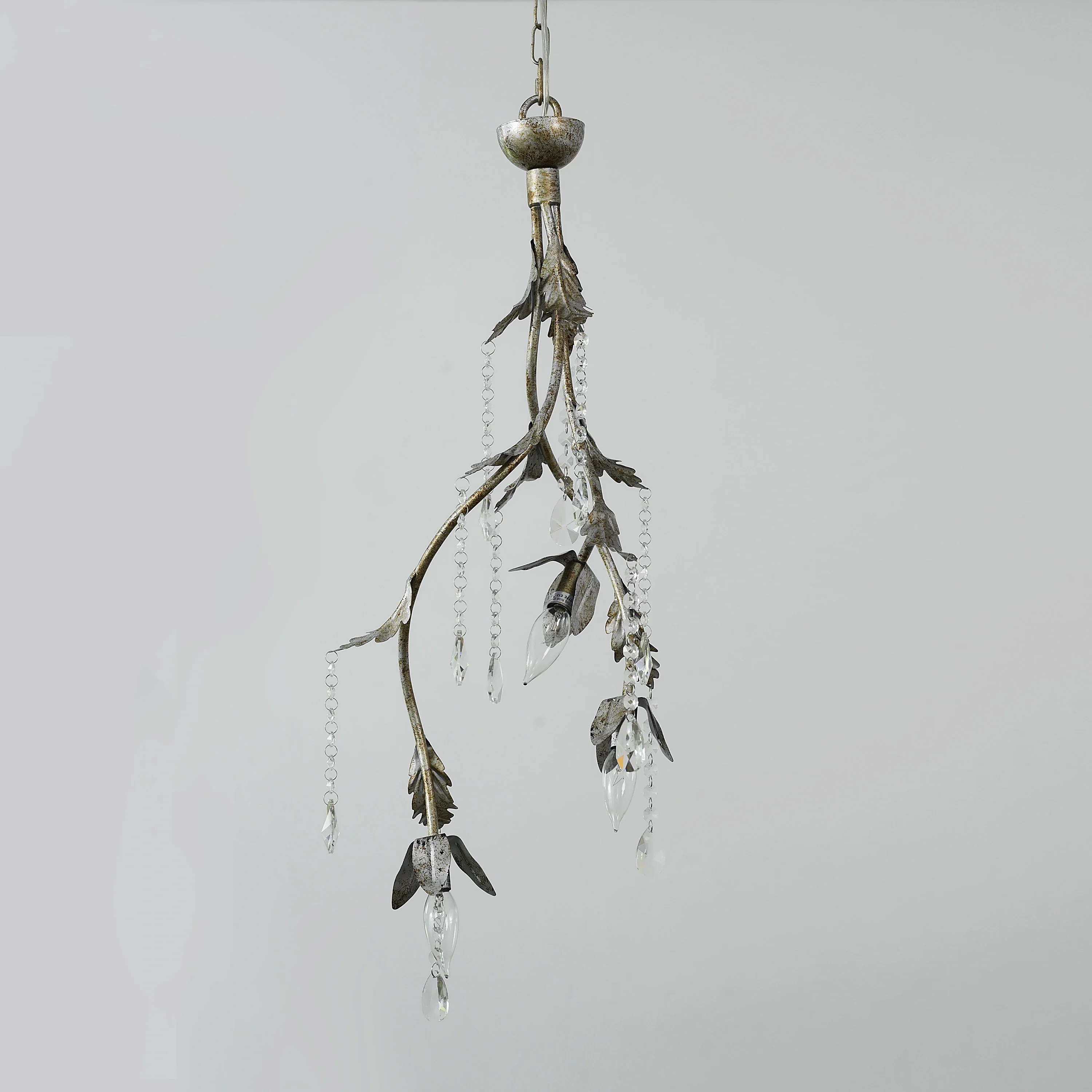 Gothic Viticci Pendant 28- Silver