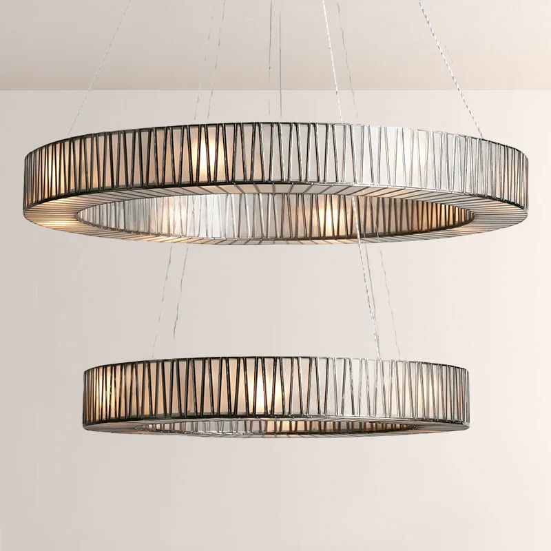Jeanet 2-Tier Round Chandelier 47
