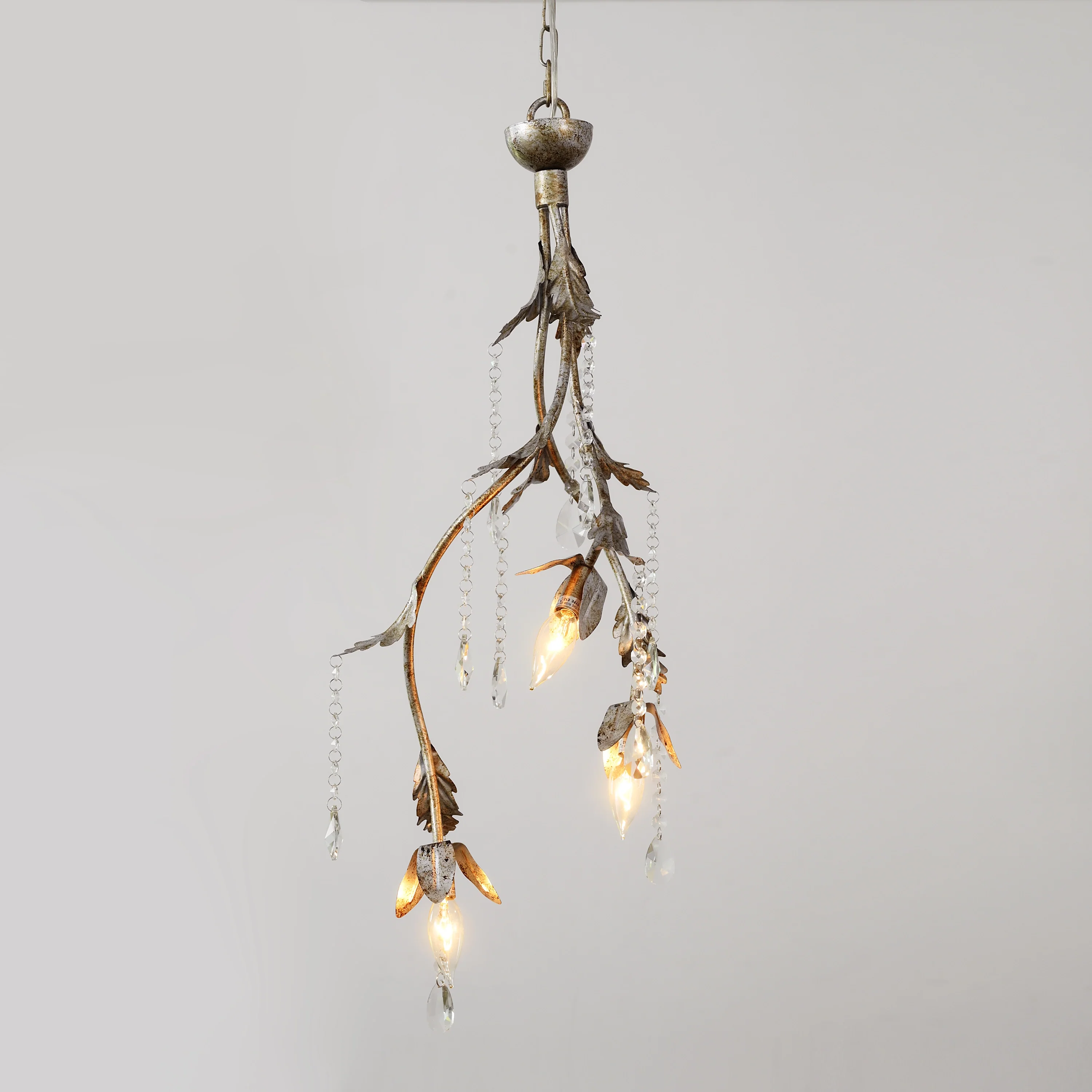 Gothic Viticci Pendant 28- Silver