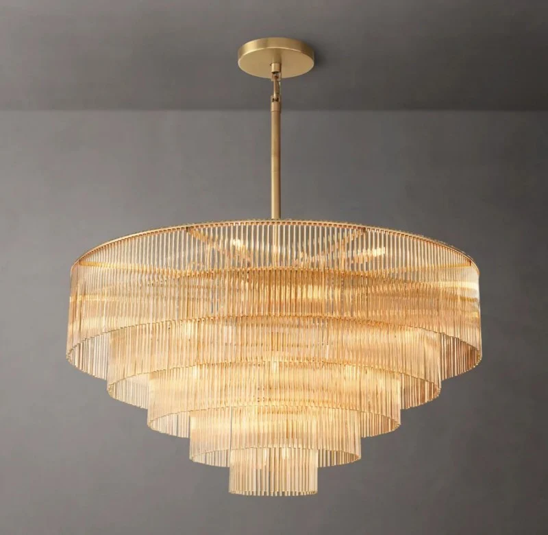 Amadeo Round Glass Chandelier 50