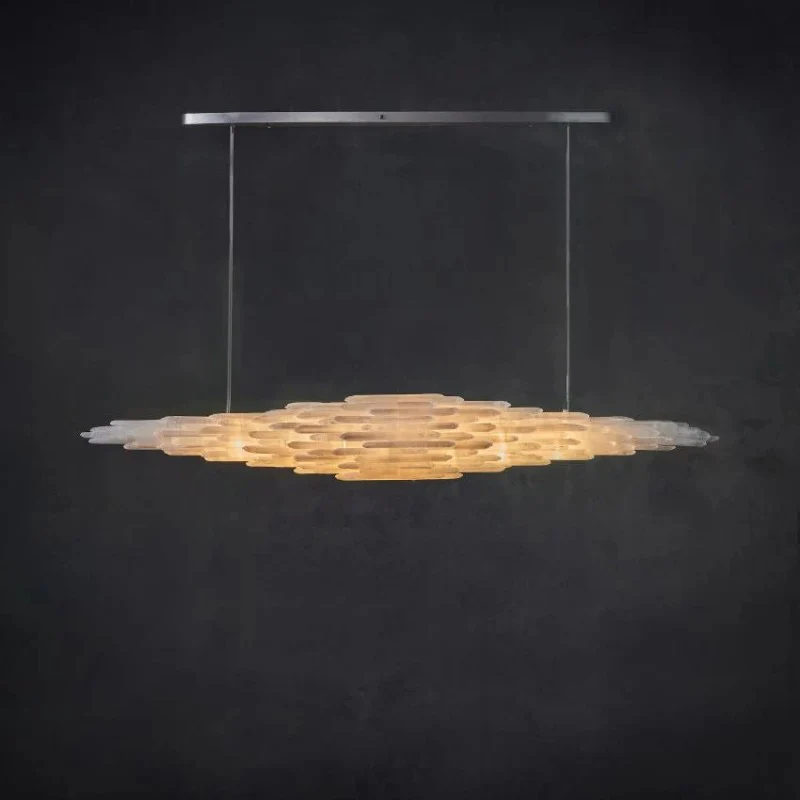 Selenite Crystal Natural Chandelier 47