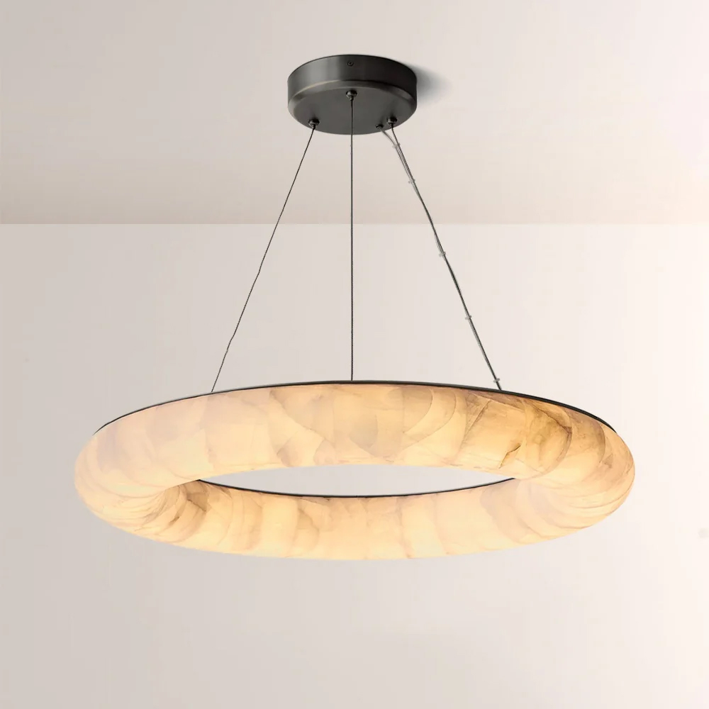 Rivage Lisse Round Chandelier 41″D