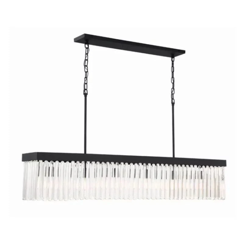 Grent Crystal Rectangle Chandelier