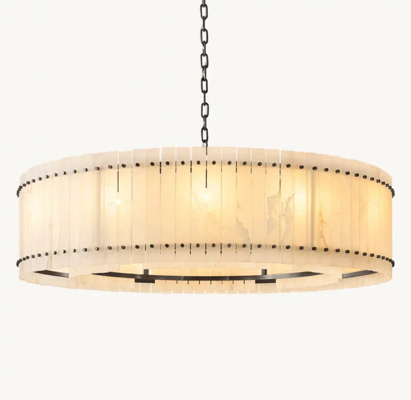 San Marco Alabaster Round Chandelier